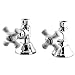 Kingston Brass CCK44151PX Trimscape 1/2 Inch FIP x 1/2 O.D. Compression Quarter-Turn Straight Stop Valve, Polished Chrome