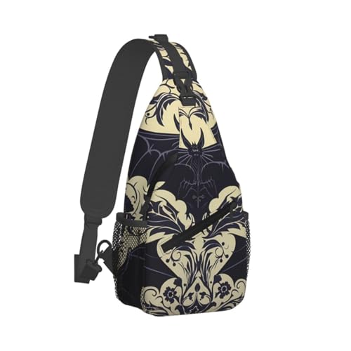 Bolso tipo sling unisex negro para viaje y senderismo miniatura 7
