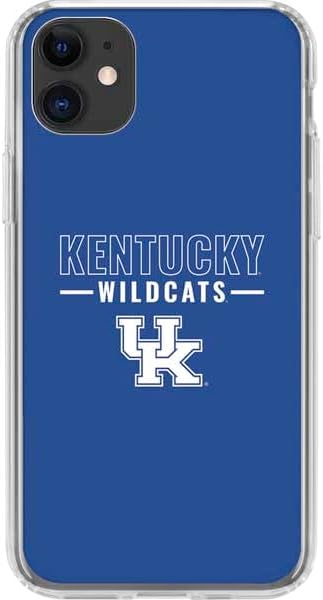 Skinit Clear Phone Case Compatible with iPhone 11 - Officially Licensed University of Kentucky Wildcats Design
