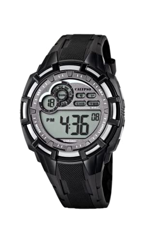 Montre digitale sport homme Calypso K5625 en caoutchouc étanche 10 ATM