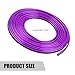 Bawkars Car Interior Trim Strips, 33ft Car Electroplating Decoration Styling Door Dashboard, Flexible Auto Accessories Molding Line with Installing Tool, Universal for Most Cars (Purple)