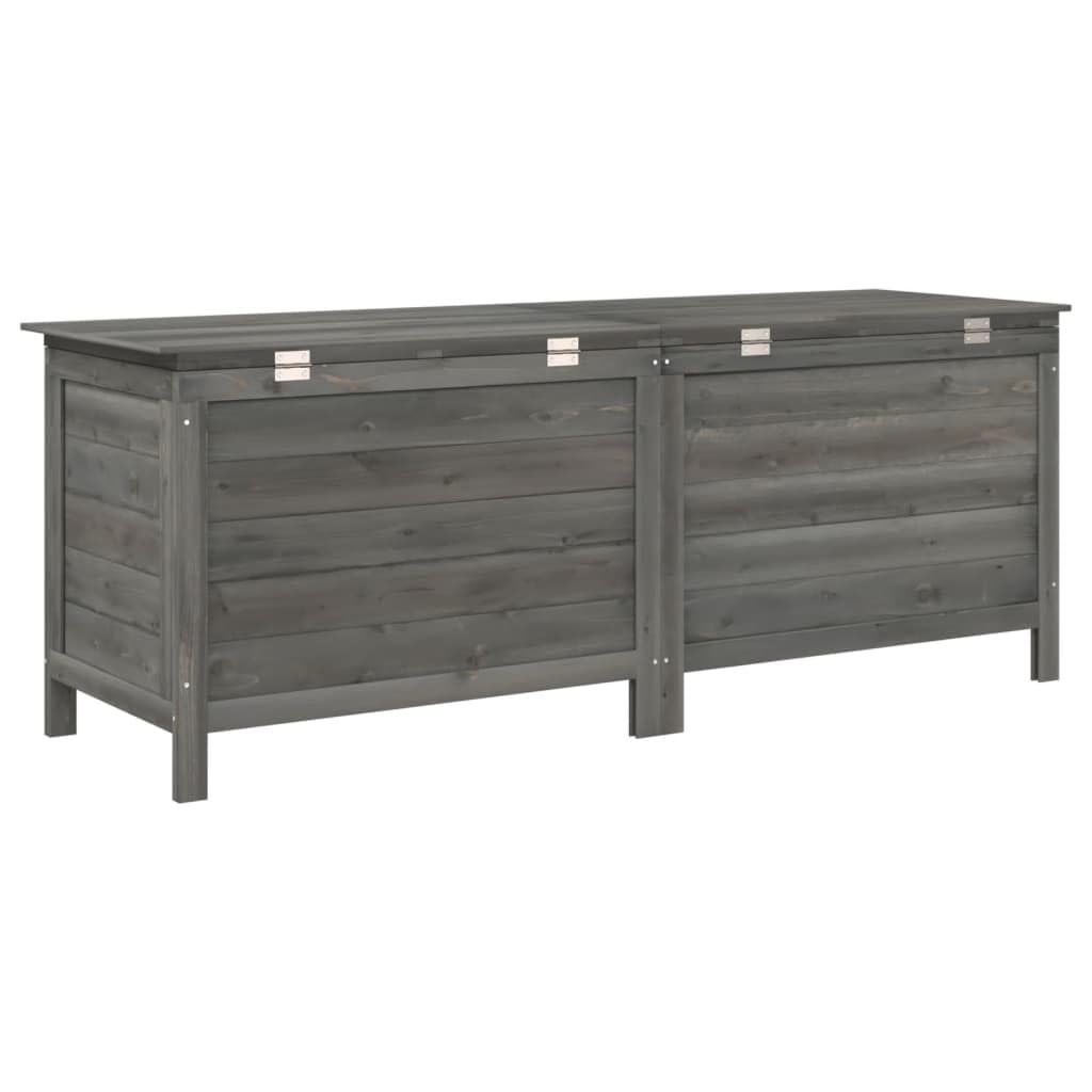 ShGaxin Skrzynia ogrodowa z litego drewna Świerk Szary Antracyt 150x50x56,5 cm, Łuk Ogrodowy Zewnętrzny, Pnącza Róża, Łuk Ślubny, Łuk Roślin Pnących, Łuk Kwiaty