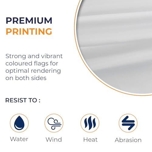 Image of AZ FLAG - Race Officer White Flag - 2x3 Ft- 100D Polyester Racing Banner with Two Metal Grommets - Fade Resistant - Vivid Colors - 2' x 3' Feet - 90x60 Cm