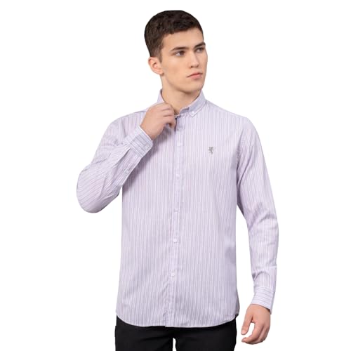 Image of Red Tape Striped Regular Fit Shirt For Men | Comfortable & Stylish