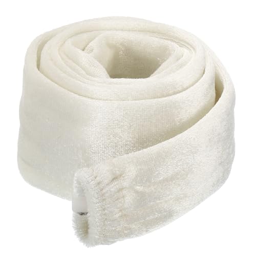 Image of PATIKIL 3.28ft Lamp Chain Cover, Chain Protective Sleeve Washable with Zipper for Chandelier Lighting Wires Swing Light Fixture, White