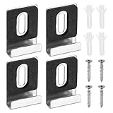 [MATERIEL]: Supports en acier inoxydable résistant à la rouille, haute dureté, moulage d'une pièce, bonne capacité de charge, offrant un support solide et durable pour le miroir