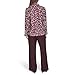 H HALSTON Women's Shirt, Abstract Tweed, X-Small