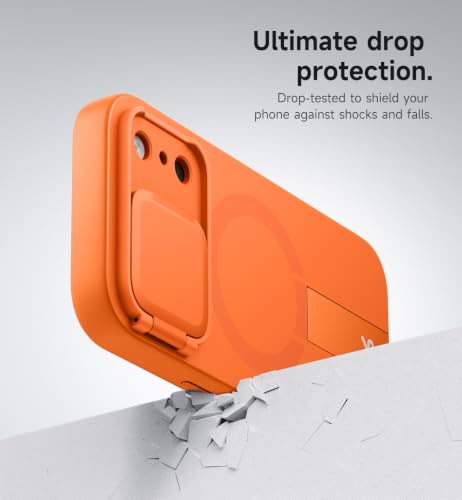 Image of SURITCH for iPhone 18 Pro Case for MagSafe, Camera Cover, Orange