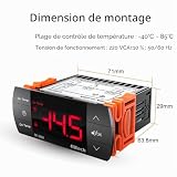 Elitech EK-3010 thermostat numérique tactile chauffage ou froid photo 6