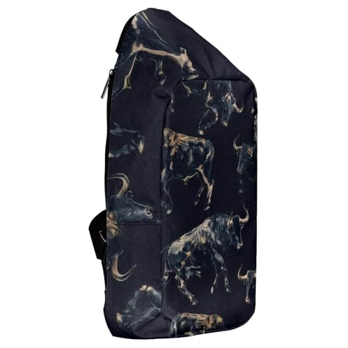 Sac à dos à bandoulière Black Bull multicolore léger et compact - 4