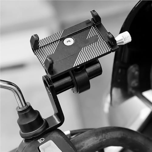 Soporte para teléfono de motocicleta con extensor de espejo retrovisor 2