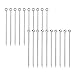 Produktbild Gobesty Edelstahl Cocktailspieße, 20 Stück Wiederverwendbare Cocktail-Sticks Edelstahl Cocktail Picks Obstspieße Obst Sticks Cocktailspieße Obst Stäbchen für Fingerfood, kleine Snacks