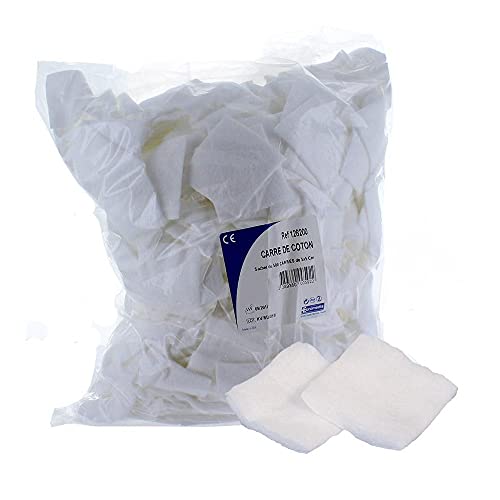 LPM - Carré de Coton 5 x 5 cm - Sachet de 500