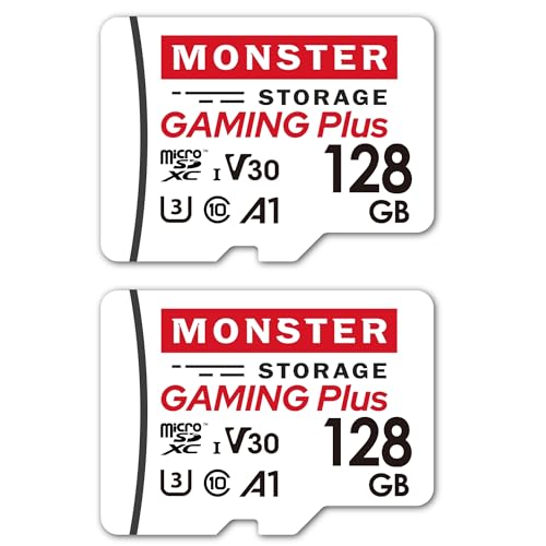 microSD 128GB 2枚セット GAMING Plus MS-GM128MSD2P