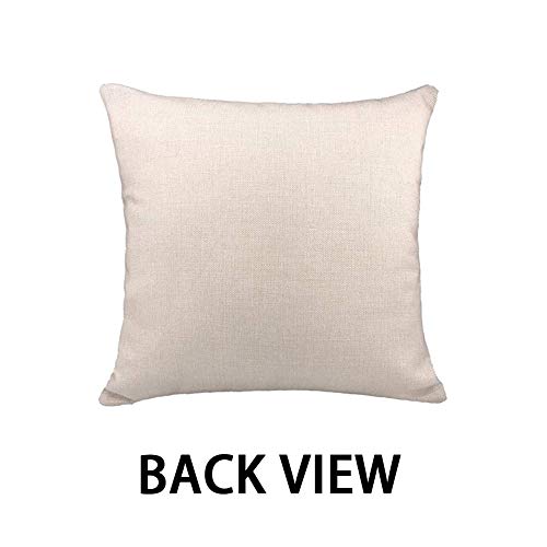 Xihomeli Set Of 2 Throw Pillow Cover Herons & White Egret Watercolor Painting Bird Walk By The Sea With Retro River Map Background Design Cotton Linen Cushion Case 18" X 18" Pillowcase (2 Pack Herons) #TOP4