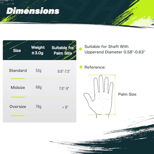 SAPLIZE Midsize Golf Grips 13 Pack – Wrap-Style Tacky Rubber Grips for Enhanced Control, Anti-Slip & Vibration Reduction – All-Weather Durable – Includes Full Regripping Tool Kit - Thumbnail 6