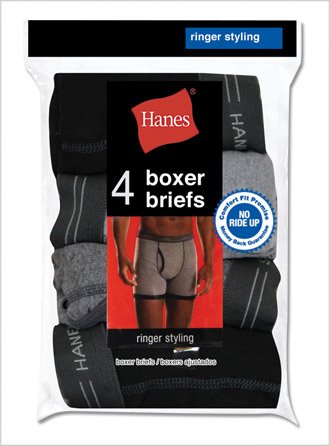 Hanes Men's 5-Pack FreshIQ No Ride Up Dyed Boxer Briefs2
