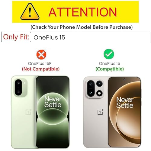 Image of Kapa Wave Magnetic Frosted Grip Back Cover for OnePlus 15 | [MagSafe Compatible] Wireless Charging, Slim, Metal Buttons Matte Finish Back Case (Grey)