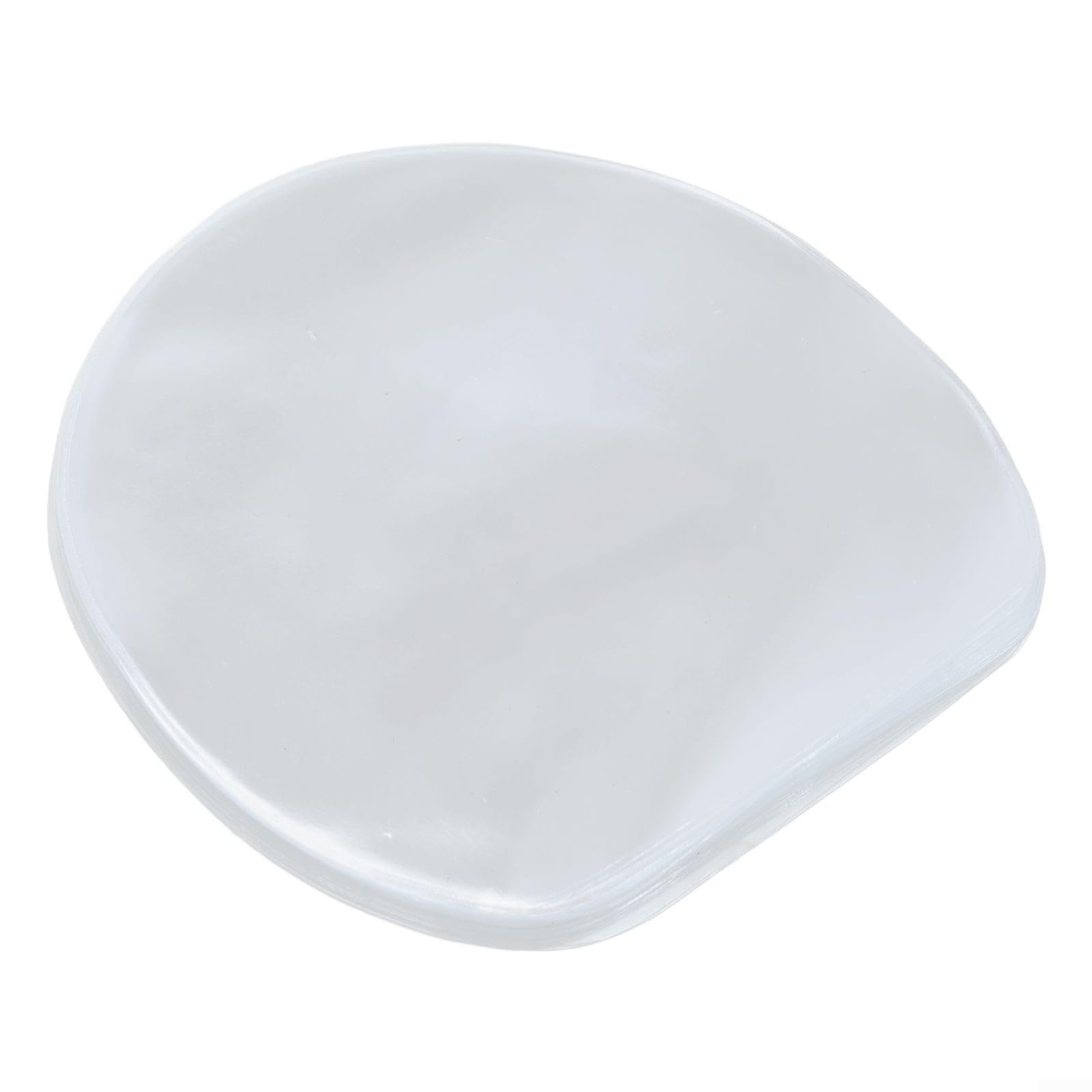 Film de protection en caoutchouc pour raquette de tennis de table – 50 housses transparentes en PVC pour raquette de ping-pong en caoutchouc 16,9 x 16,9 cm réutilisables pour une application
