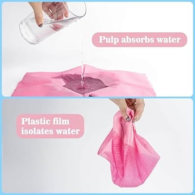MAQIHAN 75pcs Dental Bibs Disposable - Pink Disposable Dentist Bibs for Nail, Tattoo, Lash, Paper Towels, Napkins, Desk Mat for Nail Table, Tattoo Tray Covers, Nail Tech Art Essential Stuff Supplies