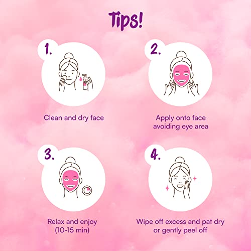 7th Heaven Sweet Treats Face Mask Skincare Set, Pack of 3 – Birthday Cake Peel Off Mask, Cotton Candy Moisturising Mask & Marshmallow Fluff Hydrating Mask – Moisturise & Hydrate Skin - Image 6