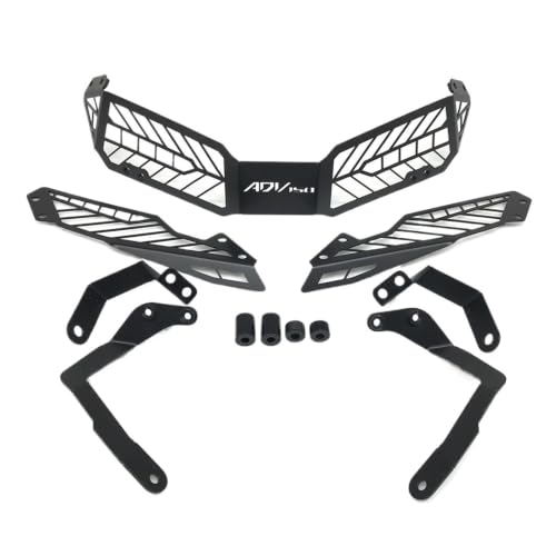 Protection phare moto pour ADV150 2019-2021 grille de calandre noire