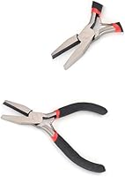 Vista 2 de FLZOSPER Mini alicates de punta de cadena, 4.5 pulgadas CR-V Alicates de precisión multifunción Stripper Herramienta de fabricación de joyas de mano