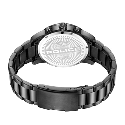 Image of Police Quartz Multifunction Black DIAL Stainless Steel Strap Watch for Men-PLPEWJK2227003SW