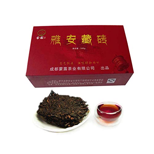480g Té negro chino Sichuan Yaan Té Brick Top Té oscuro orgánico Bebida saludable - Imagen 8