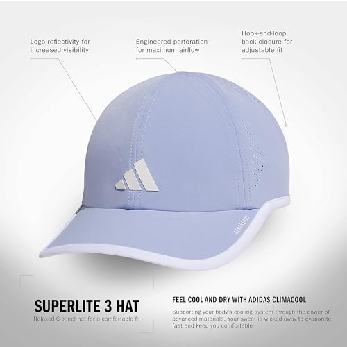 Image of adidas Women's Superlite Hat - Lightweight Moisture-Wicking Cap for Workout and Training