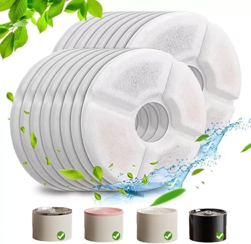 Filtros de repuesto para fuente de agua para gatos 6 piezas miniatura 2