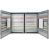 BARSKA CB12490 Key Lock 400 Position Adjustable Key Cabinet Lock Box Grey