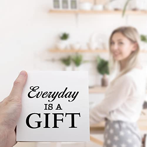 Ruvoty-Everyday-is-a-Gift-Wooden-Sign-Desk-DecorInspirational-Wood-Block-Sign-Desk-Decorations-for-Home-Bedroom-Living-Room-Office-Desk-Shelf-Table-Decor Ruvoty Everyday is a Gift Wooden Sign Desk DecorInspirational Wood Block Sign Desk Decorations for Home Bedroom Living Room Office Desk Shelf Table Decor
