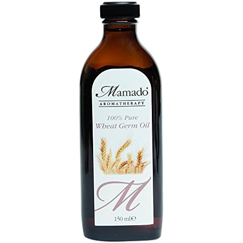 Mamado 100% Natural Wheat Germ Oil for Hair and Skin Cover