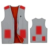instalar control velocidad golf v Fijación: Otro SXLCKJ Chaleco Calefactor con Cuello en V Winter Smart USB Plus Terciopelo Ropa cálida de algodón Control de Temperatura de 3 velocidades para (Chaleco Calefactor)