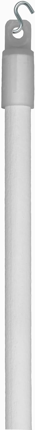 Snow White Wood Blind Tilt Wand Replacement - Available in 12" - 24" - 30" - 36" - 48" (S-Hook) (1 Pack, 48") 1"W x 48"H 1