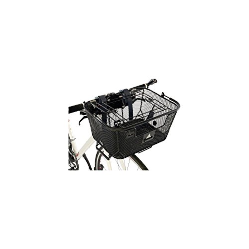 Axiom Pet Basket with Rack and Handlebar Mounts (Black) - Image 3