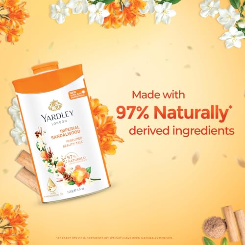 Image of Yardley London Imperial Sandalwood Perfumed Talc 100g