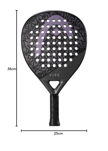 HEAD Vibe 2025 Padelschläger, Black/Purple
