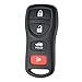 4 Buttons Key Case Shell for Nissan 350z Altima Maxima Infiniti Ex35 Fx35 Fx45 Qx56 Remote No Chips Inside FCC ID: KBRASTU15