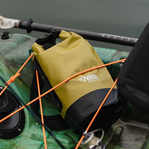 Pelican ExoDry 30L Large Drybag - Waterproof - Backpack-Type Shoulder Straps - Thick & Lightweight - Roll Top Compression - Keeps Gear Dry for Kayaking, Rafting and Fishing - Black - Image 3