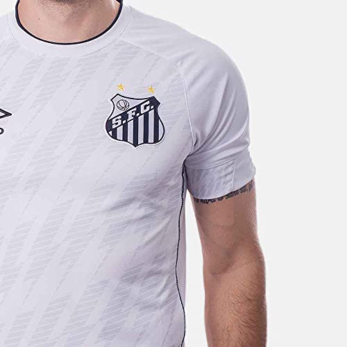 Camisa Santos Oficial 1 2021, Umbro, Masculino, Branco/Preto, GG