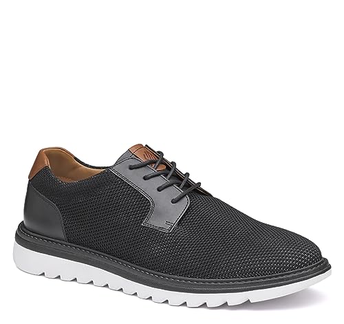 Image of Johnston & Murphy Men's Braydon Knit Plain Toe Dress Casual Shoe