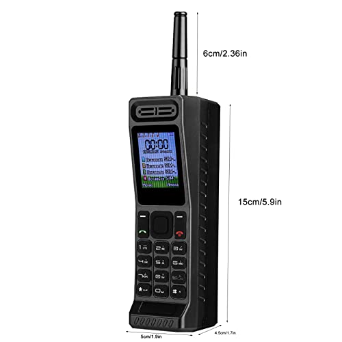 Tosuny Vintage Retro Brick Cell Phone Mobile Phone, Four Card Four Standby Quadband 2G Retro Bluetooth New Classic Old Mobile Phone, 2G Gsm 850/900/1800/1900Mhz (Black) #TOP6
