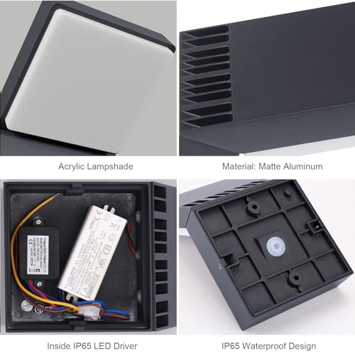 Luz Pared IP65 Impermeable con Sensor de Movimiento 1500LM 3