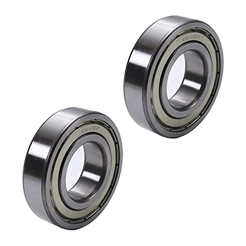Othmro 内径30mm 外径62mm 厚さ16mm 防塵用両面スチールカバー 6206ZZ 2個入り ベアリング 深溝玉軸受 高炭素クロム軸受鋼 ミニベアリング ボールベアリング スチールボール 単列転動体 修理部品 工作機械電子機器用 ミニチュアベアリング 機械製造用 プーリーブロック用 高強度ベアリング ホイールワイヤーロープリフトガイド