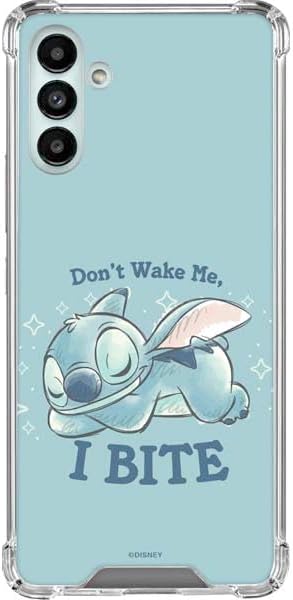 Skinit Clear Phone Case Compatible with Galaxy A13 5G - Officially Licensed Disney Lilo and Stitch Stay Weird Design