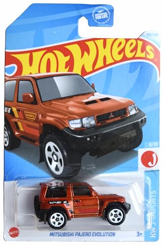 Hot Wheels Mitsubishi Pajero Evolution 1:64 Color Burnt Orange miniatura 1