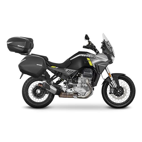 SHAD Top Master Moto Guzzi Stelvio 1000 argenté solution fixation top case - 4