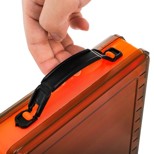 image for Noamus 3 Pack Double Sided Fishing Lure Boxes, 14 Compartments Fishing